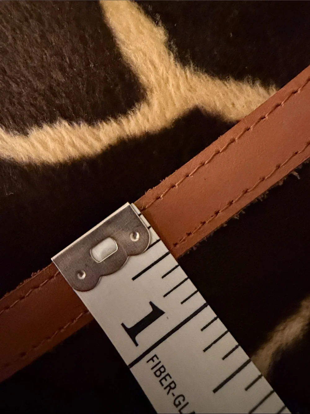 Vintage 80’s Brown Leather Belt